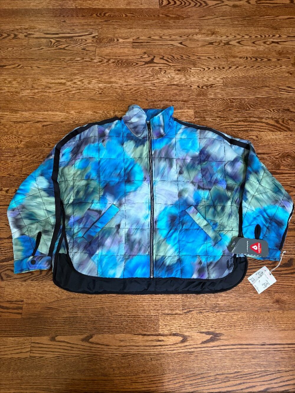 Free People Size L Movement Pippa Printed Packable Puffer Jacket Blurry Flowers
